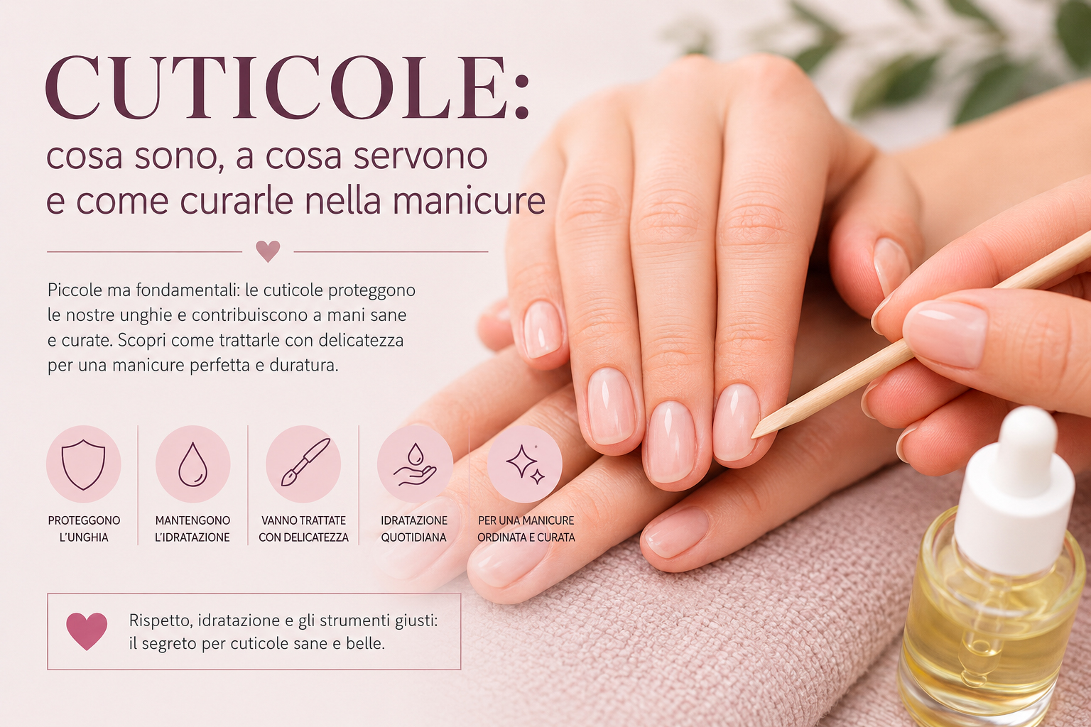informazioni sulle cuticule delle unghie